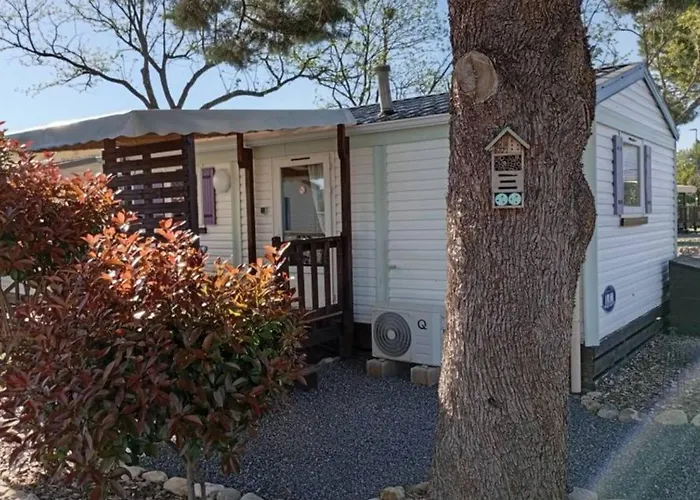 Mobil Avec Terrasse Pour 6 Personnes à - Api-1-52-450 Campeggio Anduze